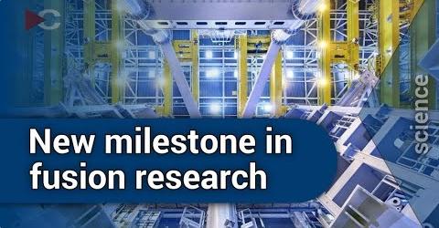 New milestone in fusion research