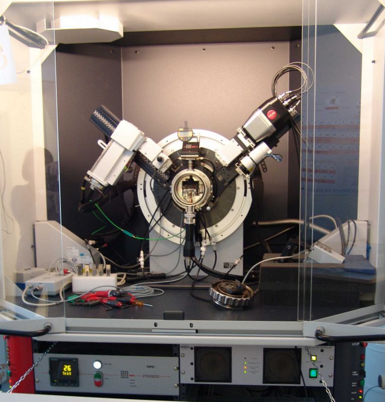 D8 diffractometer with 1D detector